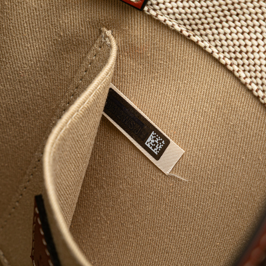 Small Canvas Woody Tote Brown - Gaby Paris