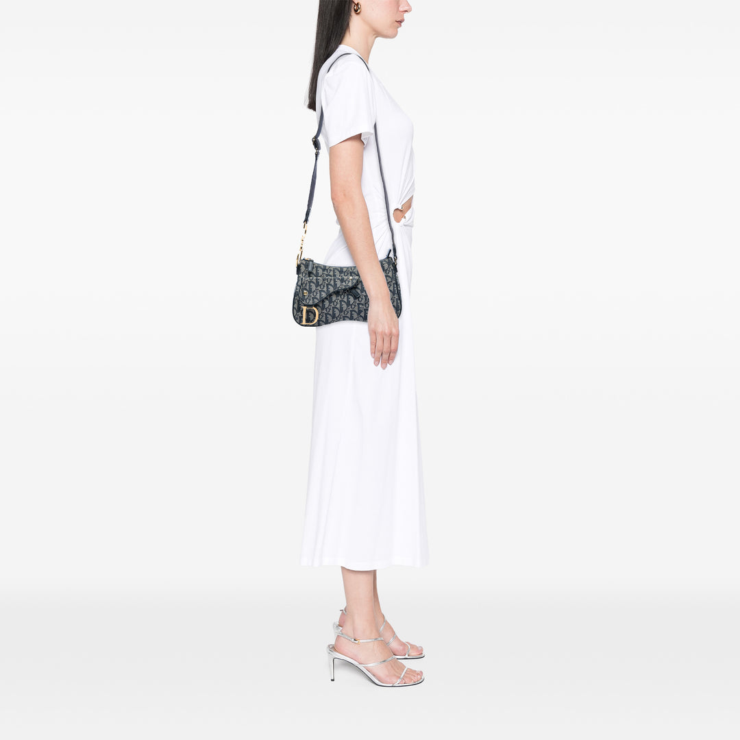 Dior Diorissimo Trotter Toile Double Saddle Sac porté croisé