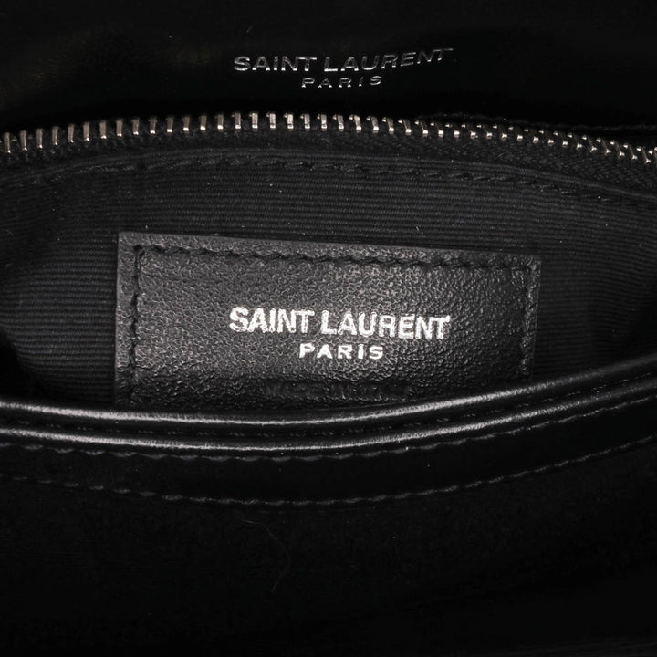 Saint Laurent Toy Matelasse Cotton Bandana Print Monogram LouLou Sac porté croisé