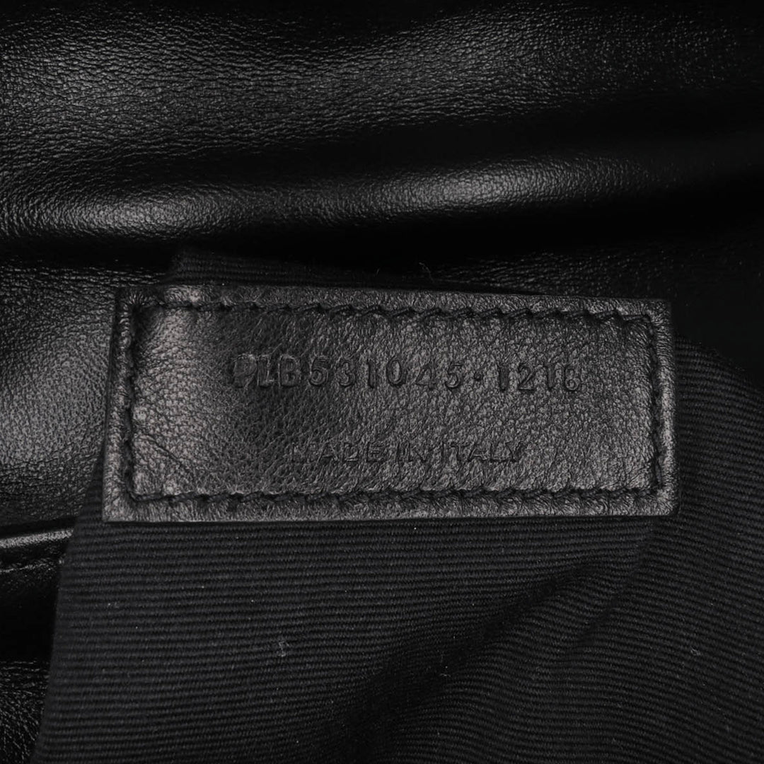 Saint Laurent Toy Matelasse Cotton Bandana Print Monogram LouLou Sac porté croisé