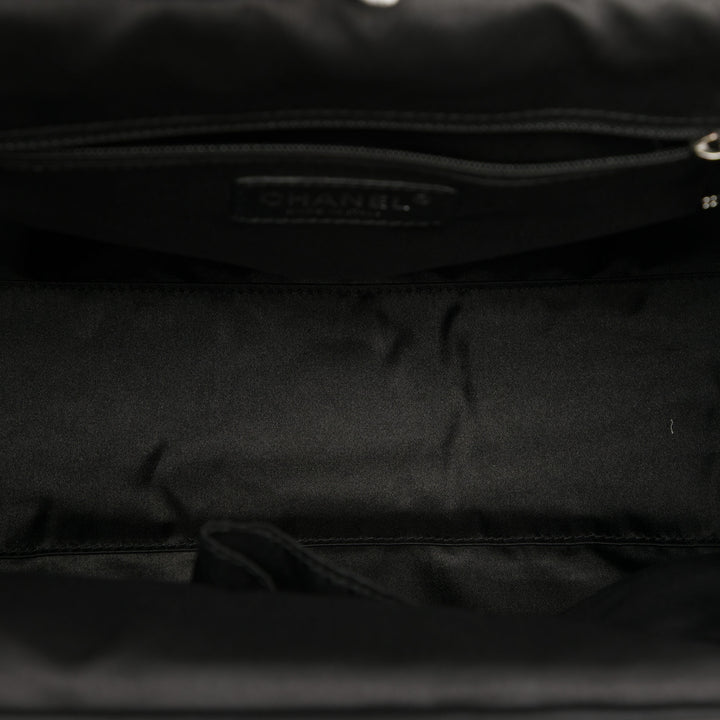 Chanel CC Check embossé Velours Belted Side Frame Sac