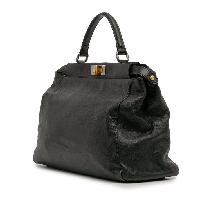 Fendi Large Cuir de chèvre Peekaboo Iconic Sac