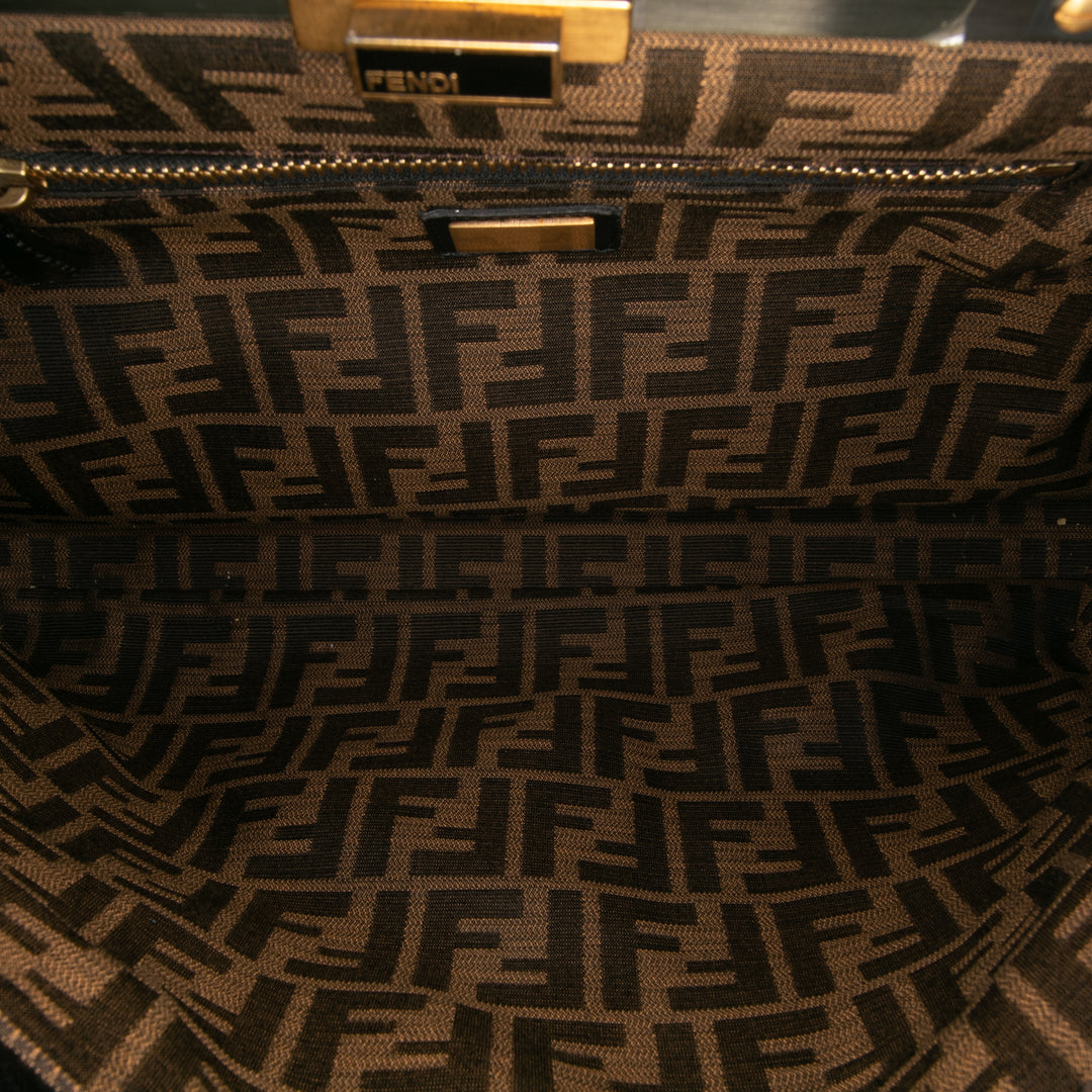 Fendi Large Cuir de chèvre Peekaboo Iconic Sac