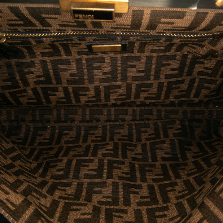 Fendi Large Cuir de chèvre Peekaboo Iconic Sac