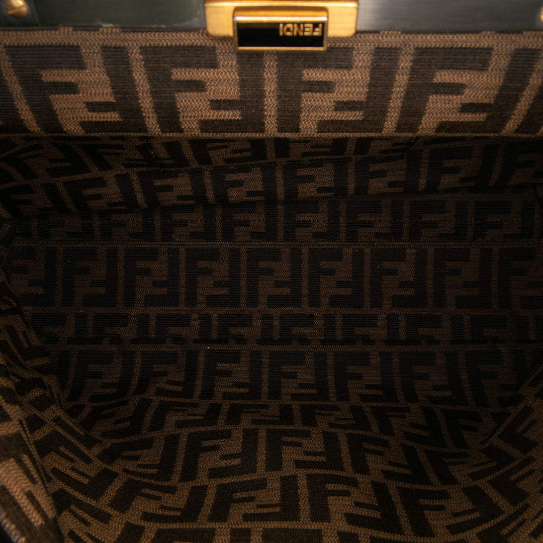 Fendi Large Cuir de chèvre Peekaboo Iconic Sac