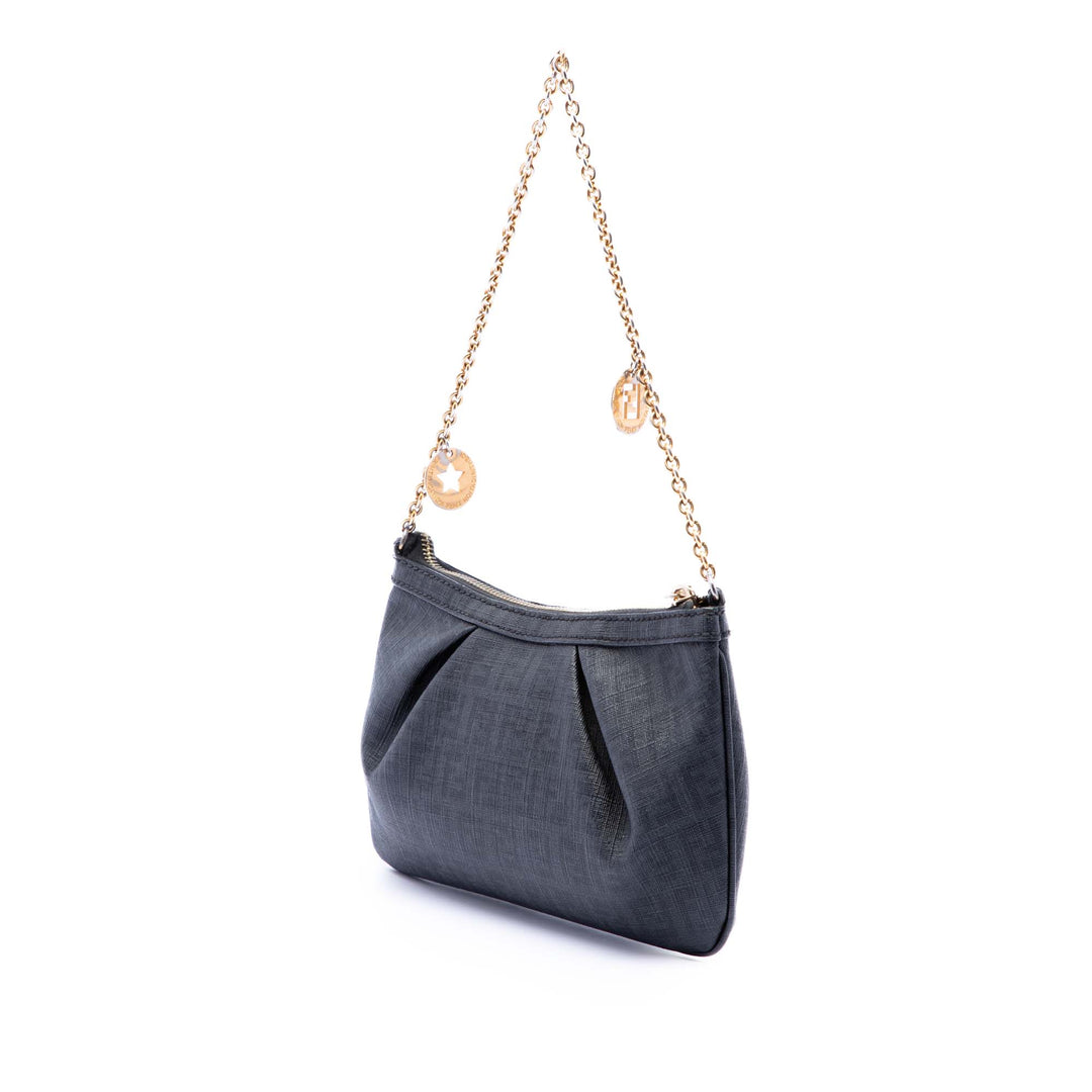 Fendi Zucchino Spalmati Chaîne Pochette Tissu