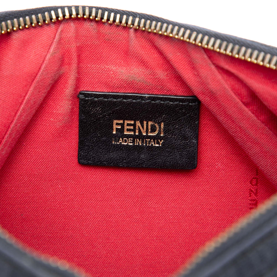 Fendi Zucchino Spalmati Chaîne Pochette Tissu