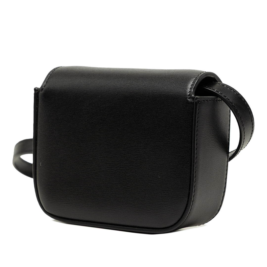 brillant Triomphe Sac Mini Cuir de veau Noir