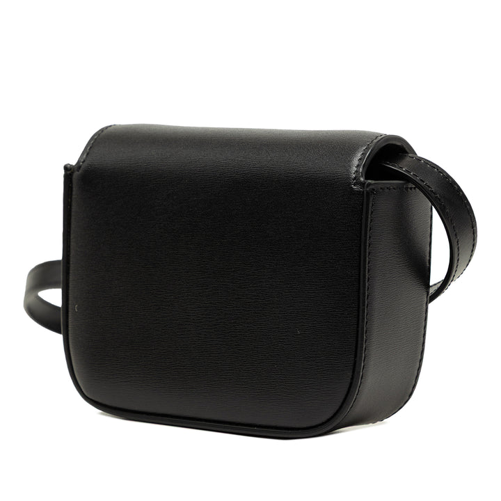 brillant Triomphe Sac Mini Cuir de veau Noir