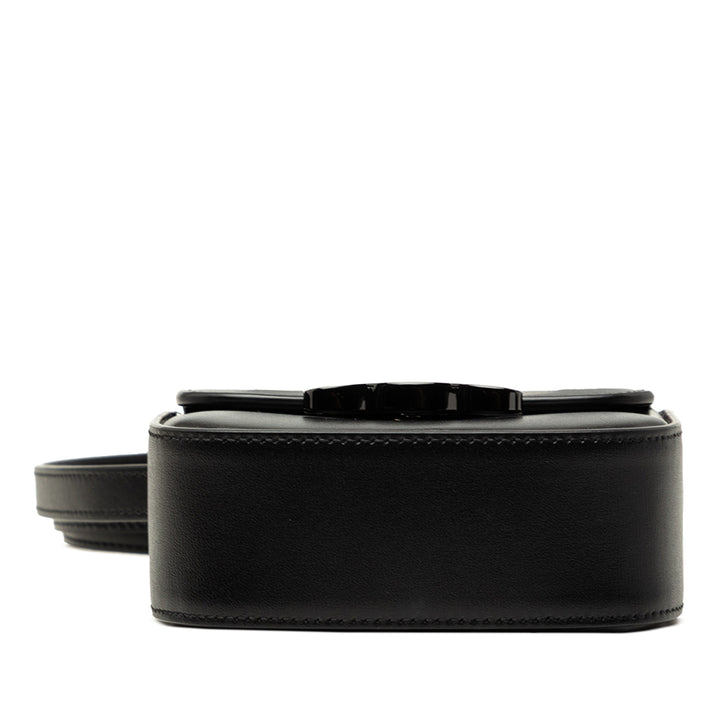 brillant Triomphe Sac Mini Cuir de veau Noir