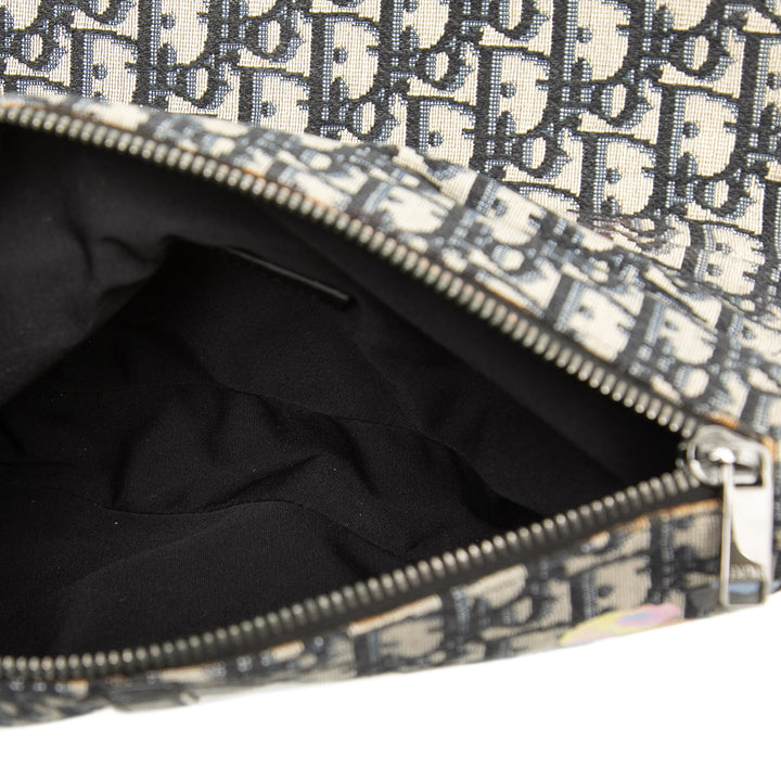 Dior Alex Foxton Oblique Toile Saddle Sac porté croisé