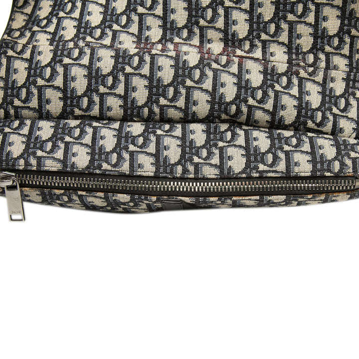 Dior Alex Foxton Oblique Toile Saddle Sac porté croisé