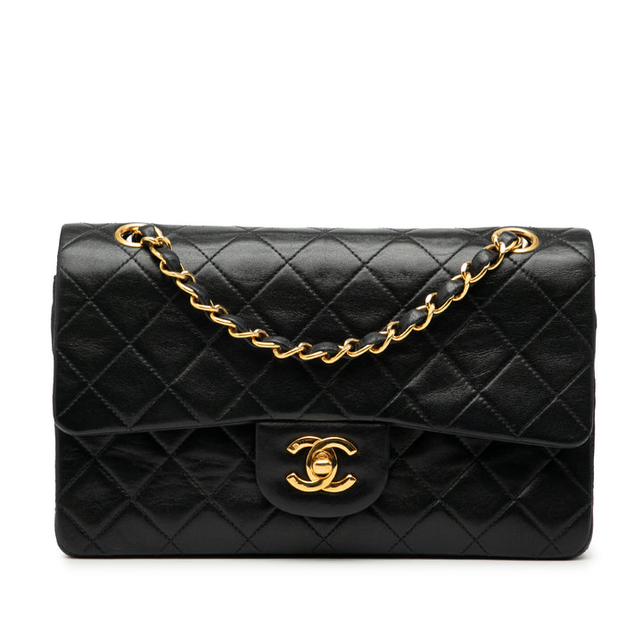 Chanel Small Classic Cuir d’agneau Double rabat