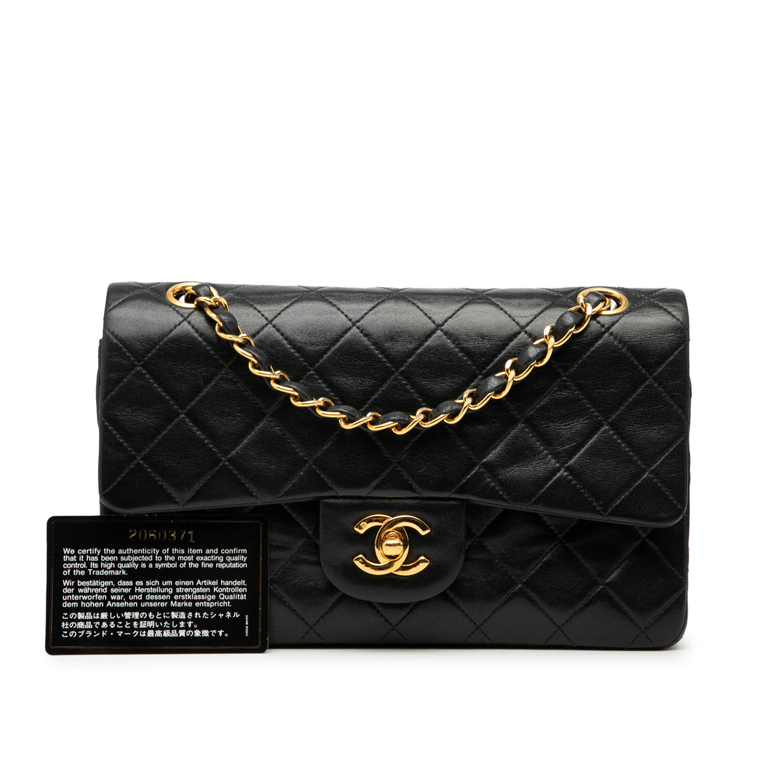 Chanel Small Classic Cuir d’agneau Double rabat