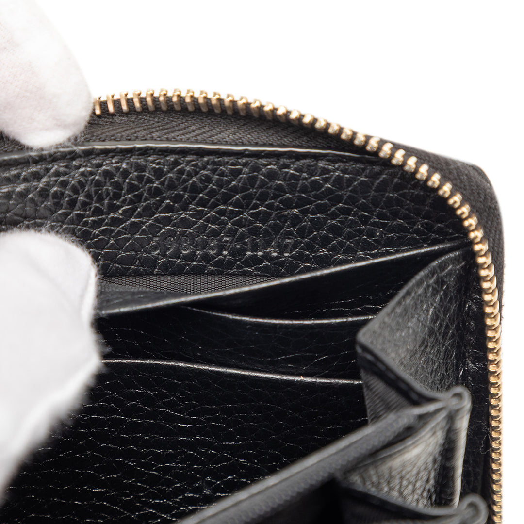 Gucci Cuir de veau grainé Soho Zip Around Portefeuille