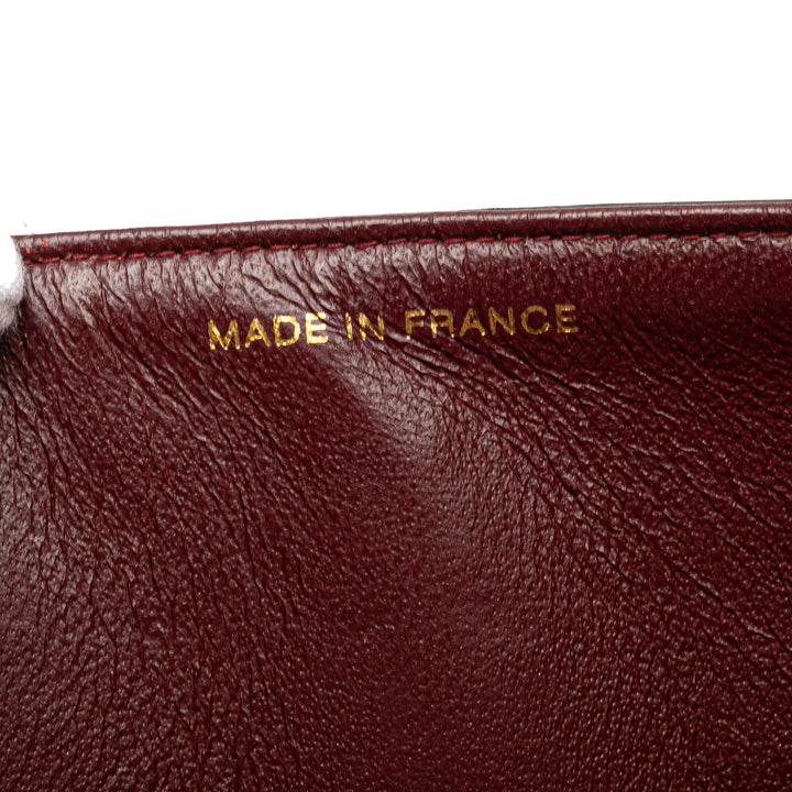 Chanel Medium Classic Cuir d’agneau Double rabat Noir