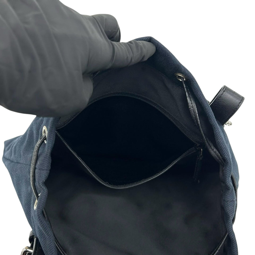 Saint Laurent Kahala Cabas Bleu