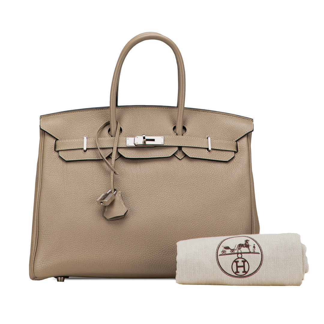 Hermès Togo Birkin Retourne 35 Marron