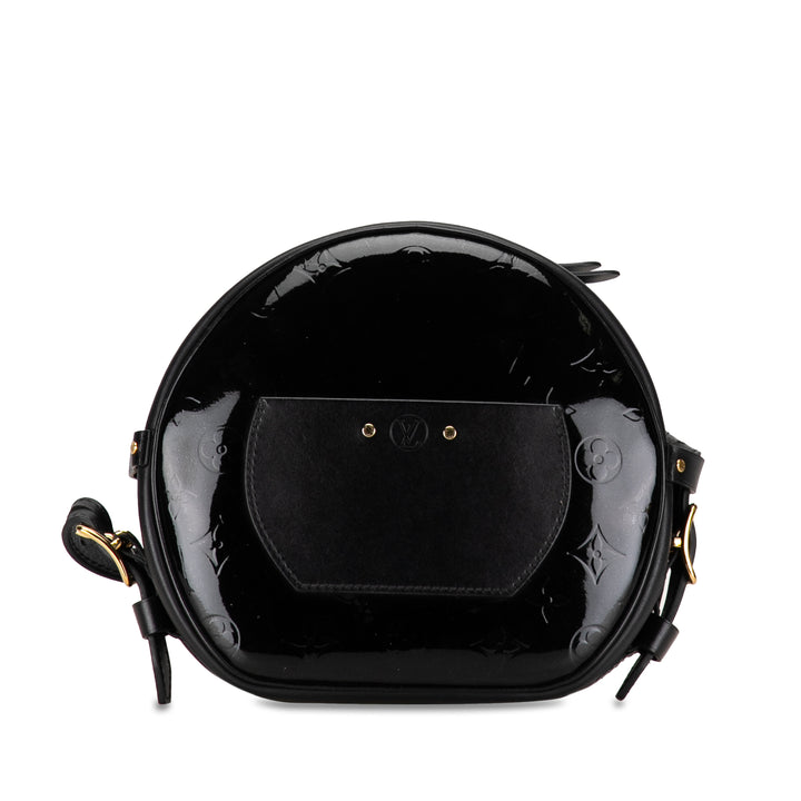 Monogram Vernis Boite Chapeau Souple MM Black - Gaby Paris