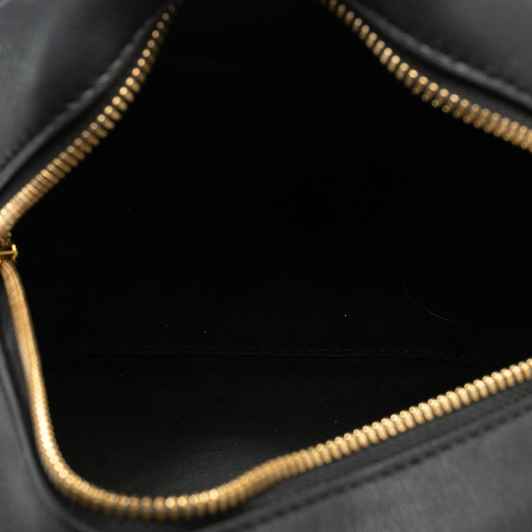 Monogram Vernis Boite Chapeau Souple MM Black - Gaby Paris