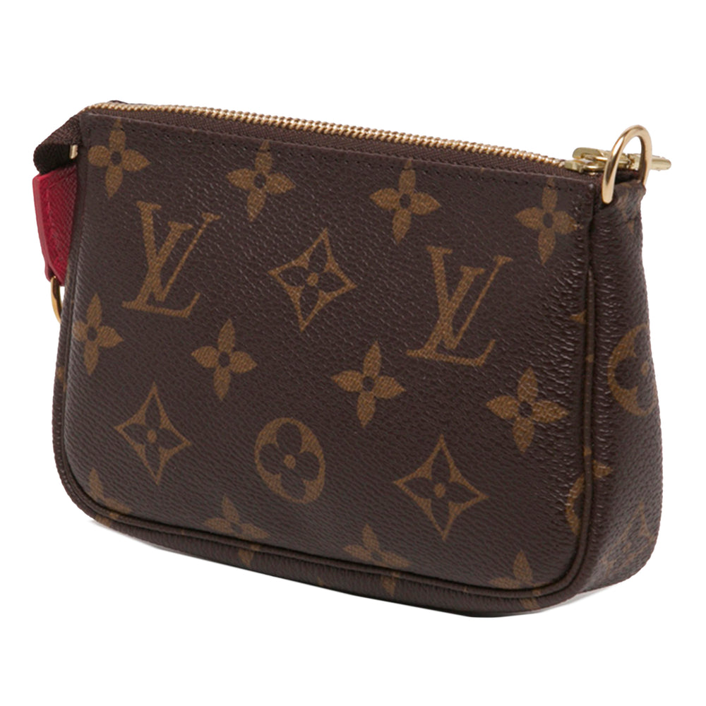 Louis Vuitton Pochette Christmas Animation Courchevel Accessories Monogram Mini Marron – vue 2 – GABY PARIS