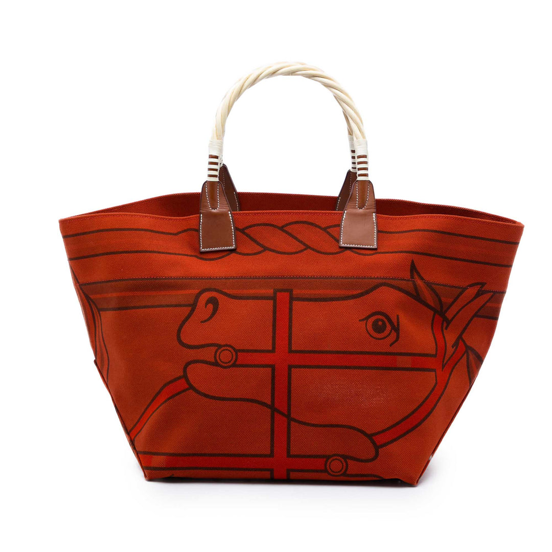 Hermès H Plume Quadrige au Fil Steeple 31 Rouge – vue principale – GABY PARIS