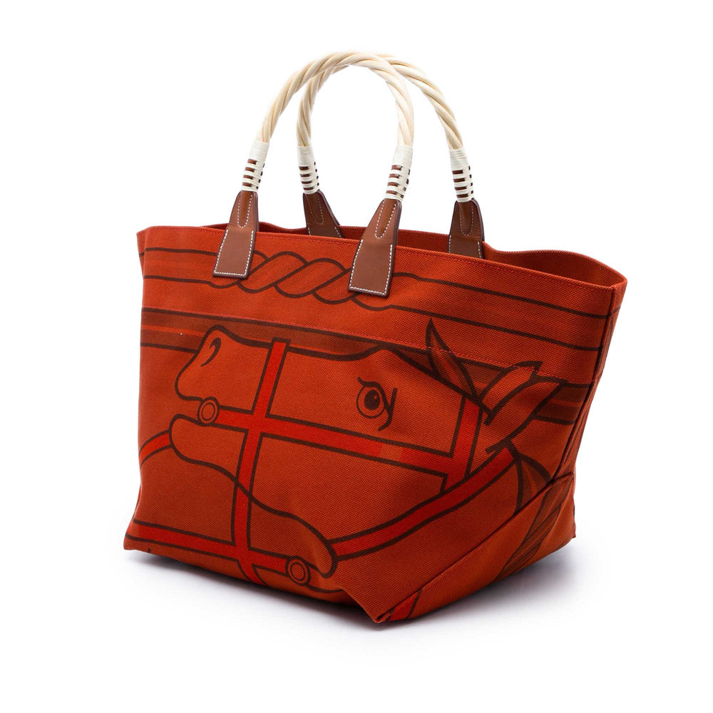 Hermès H Plume Quadrige au Fil Steeple 31 Rouge – vue 2 – GABY PARIS
