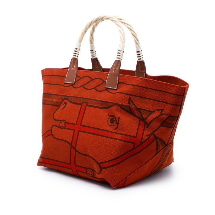 Hermès H Plume Quadrige au Fil Steeple 31 Rouge – vue 2 – GABY PARIS