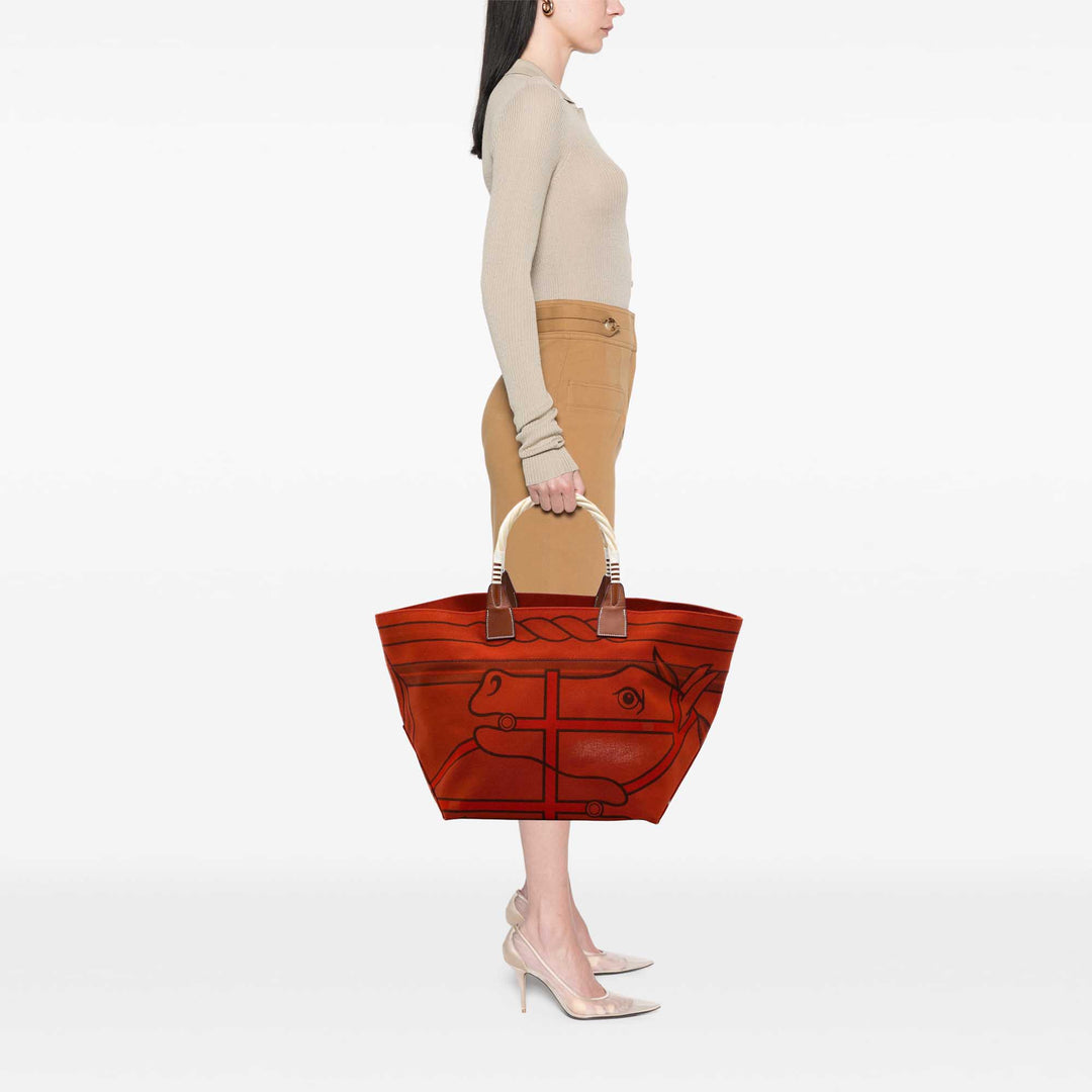 Hermès H Plume Quadrige au Fil Steeple 31 Rouge – vue 5 – GABY PARIS