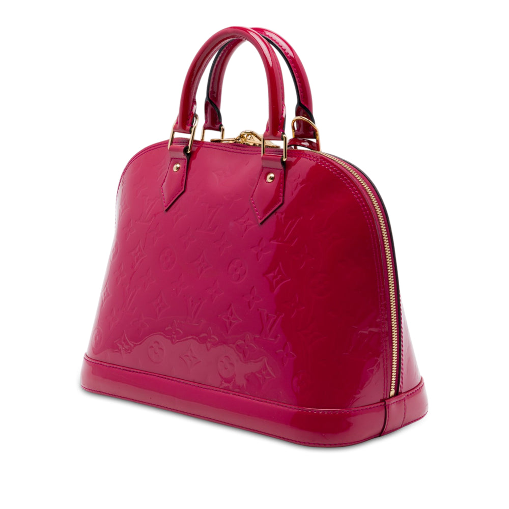Louis Vuitton Alma PM Cuir verni Monogram Rose – vue 2 – GABY PARIS