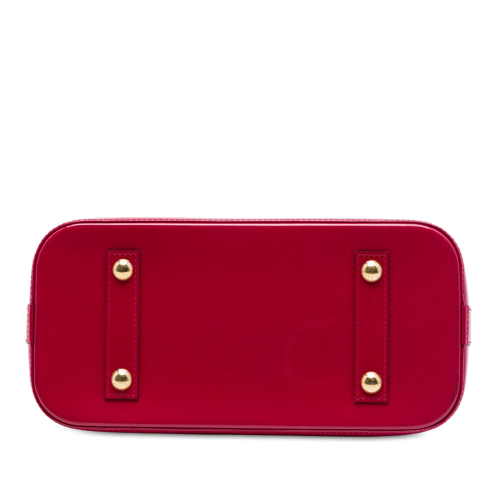 Louis Vuitton Alma PM Cuir verni Monogram Rose – vue 3 – GABY PARIS