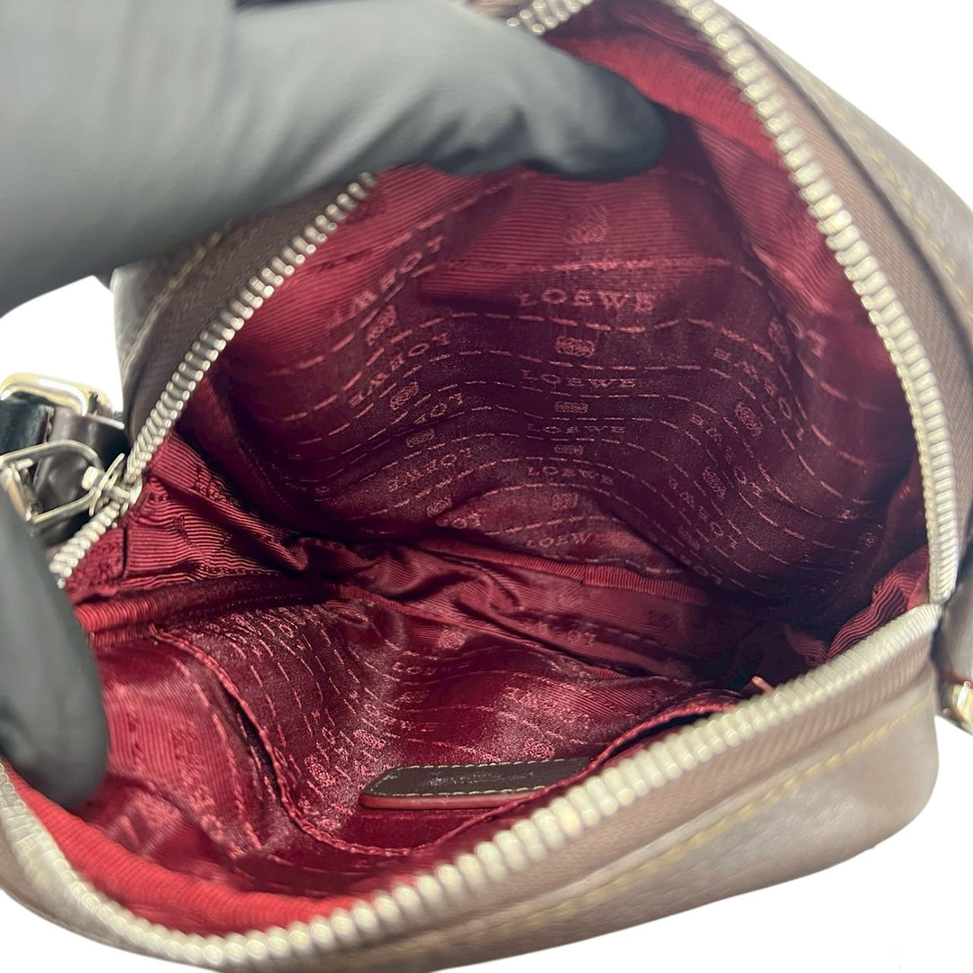 LOEWE Cuir Anagram Sac porté croisé