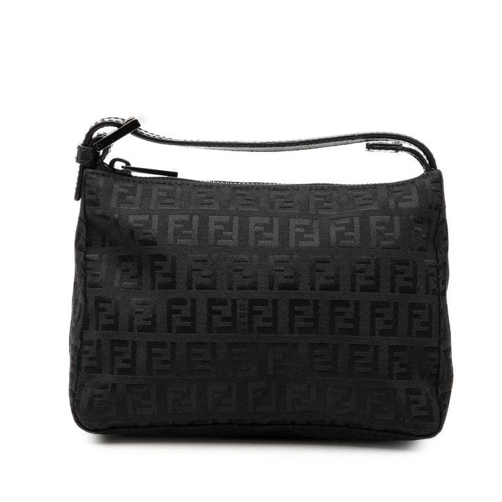 Fendi Sac à main Zucchino Noir – vue principale – GABY PARIS