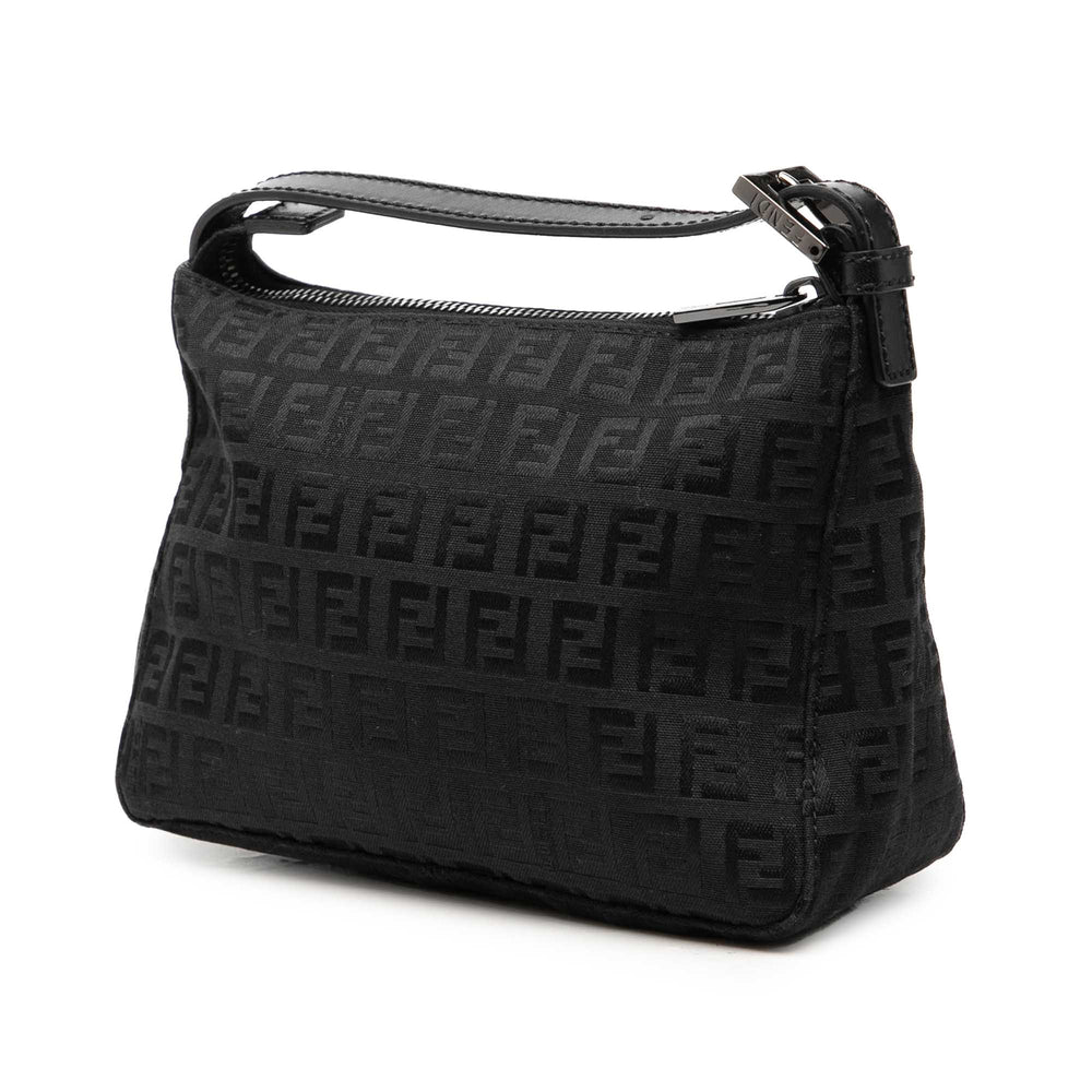 Fendi Sac à main Zucchino Noir – vue 2 – GABY PARIS