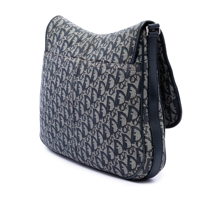 Dior Diorissimo Trotter Sac Messenger Bleu – vue 2 – GABY PARIS