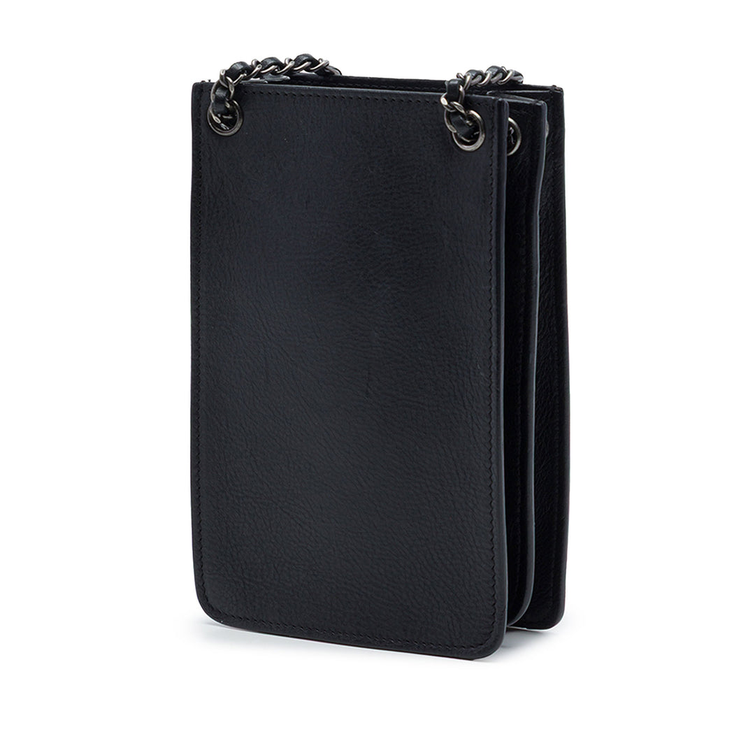 Chanel CC Cuir de veau Phone Holder Sac porté croisé