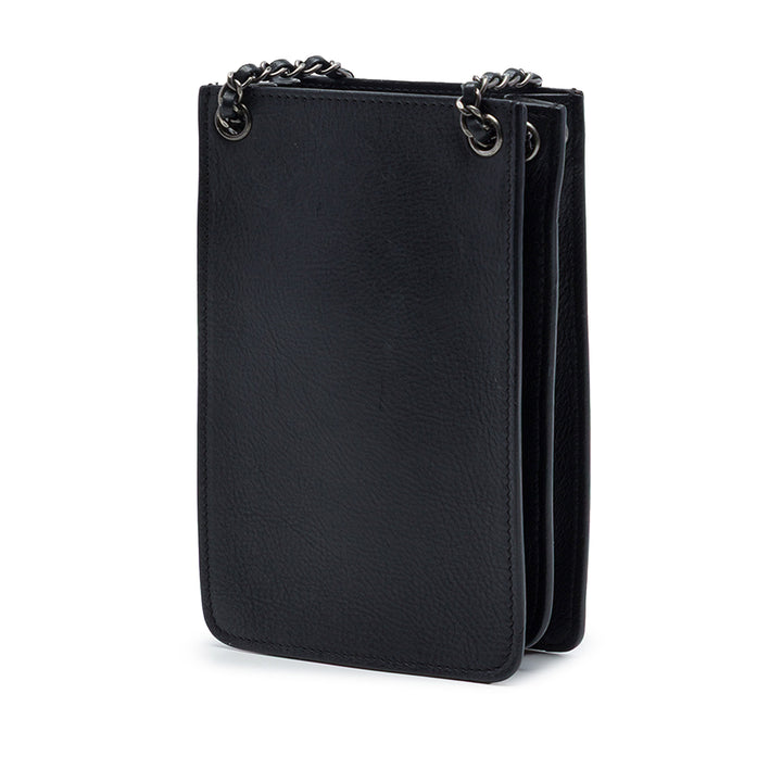 Chanel CC Cuir de veau Phone Holder Sac porté croisé