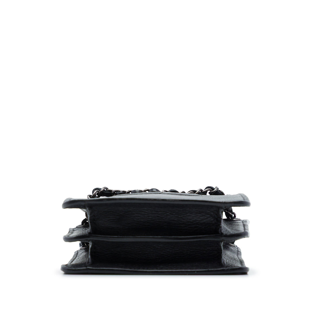 Chanel CC Cuir de veau Phone Holder Sac porté croisé
