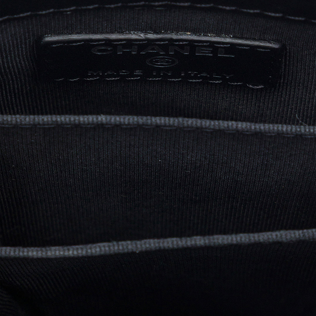 Chanel CC Cuir de veau Phone Holder Sac porté croisé