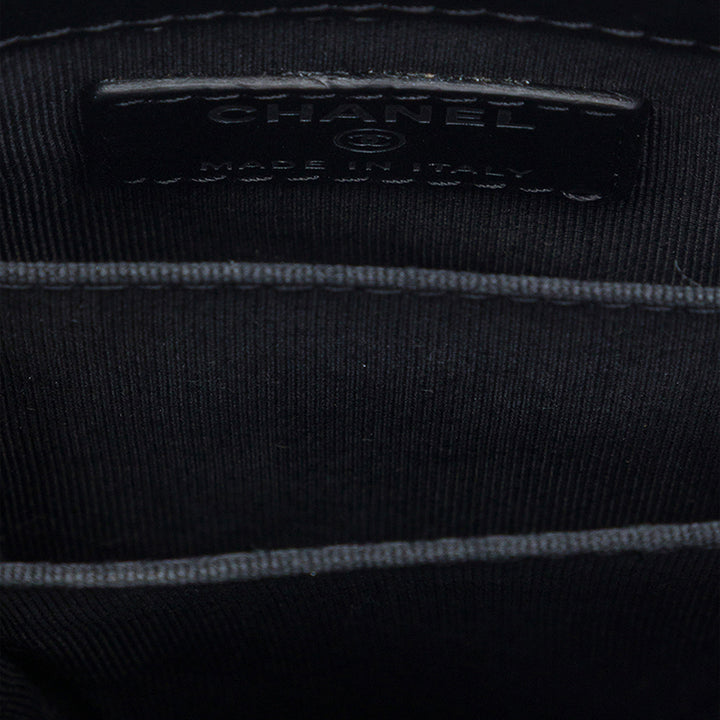 Chanel CC Cuir de veau Phone Holder Sac porté croisé