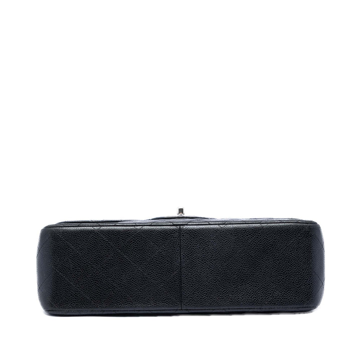 Chanel Classic Double rabat Jumbo Cuir caviar