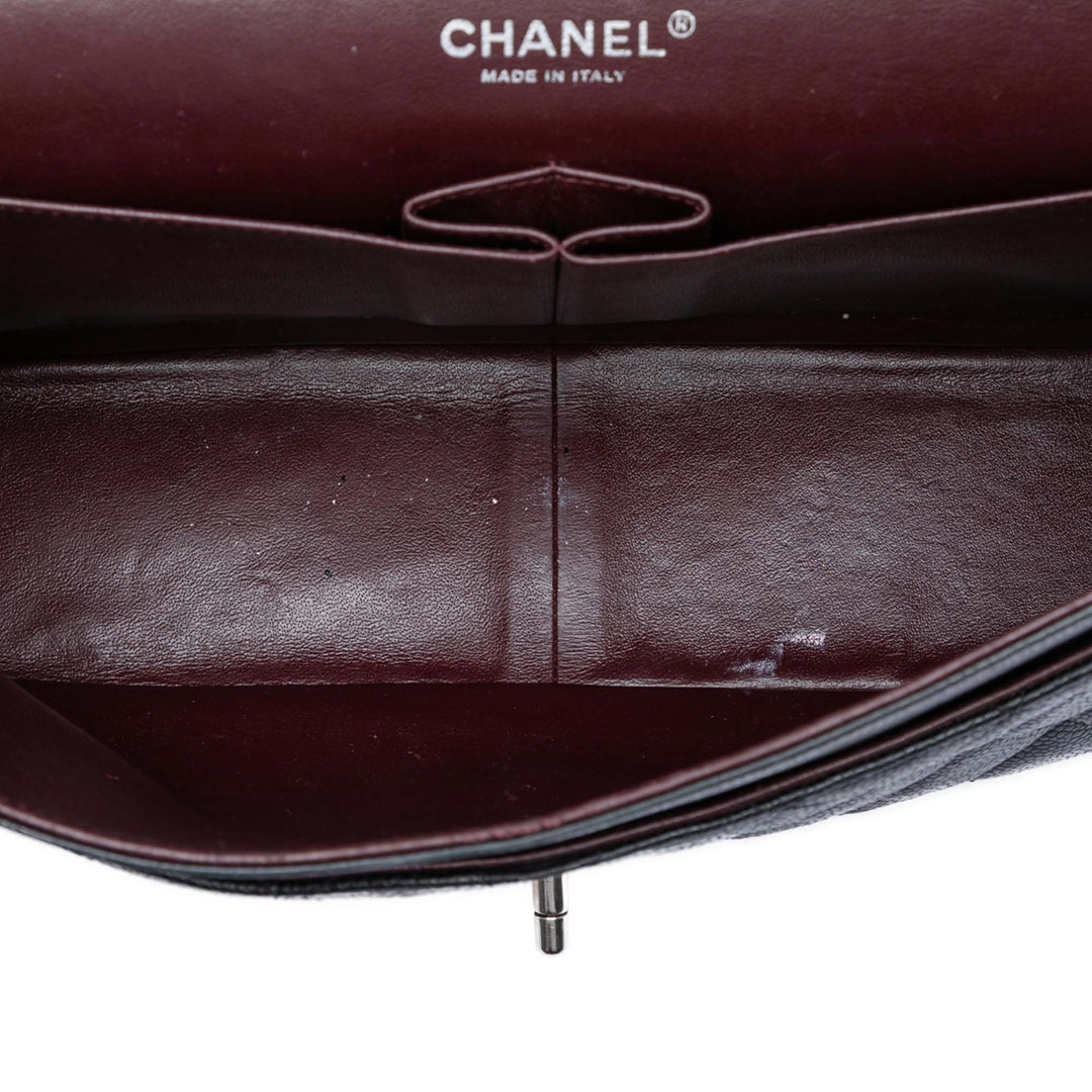 Chanel Classic Double rabat Jumbo Cuir caviar