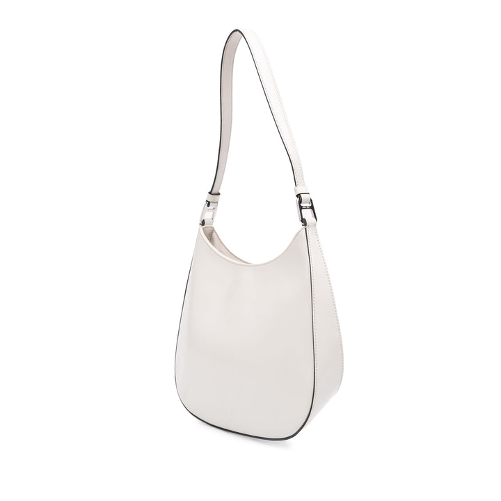 Prada Sac porté épaule Spazzolato Cleo Blanc – vue 2 – GABY PARIS