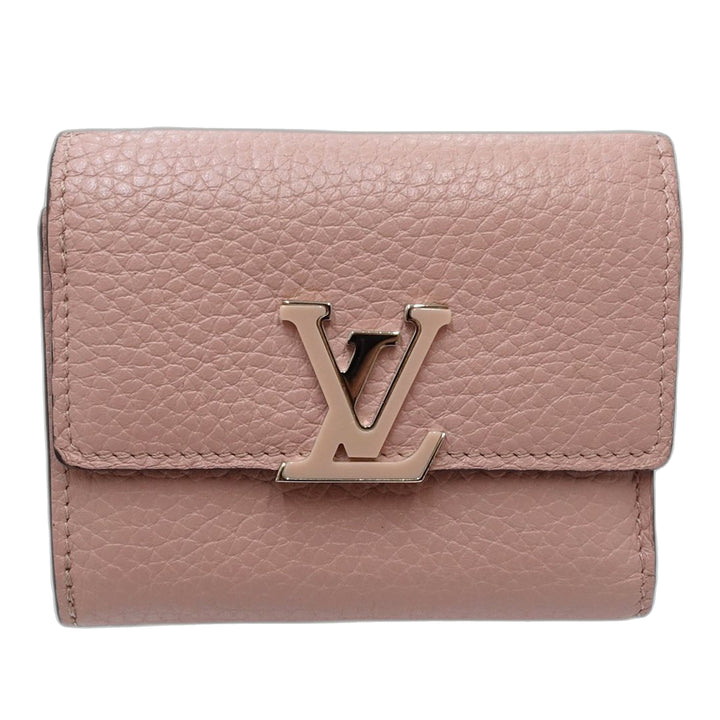Louis Vuitton Taurillon Capucines Compact Portefeuille