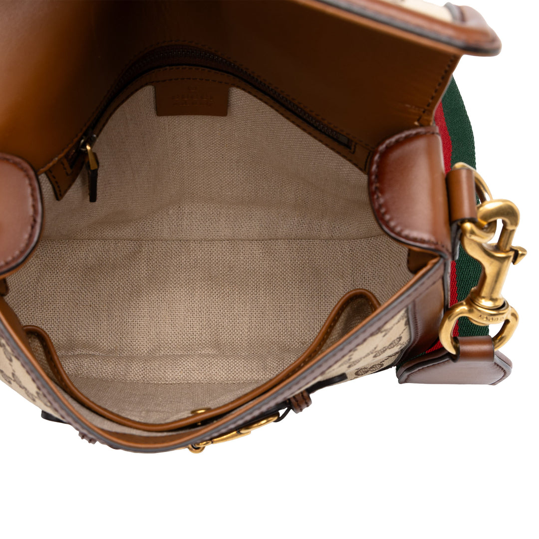 Gucci Sac bandoulière GG Lady Web Moyen Beige – vue 4 – GABY PARIS
