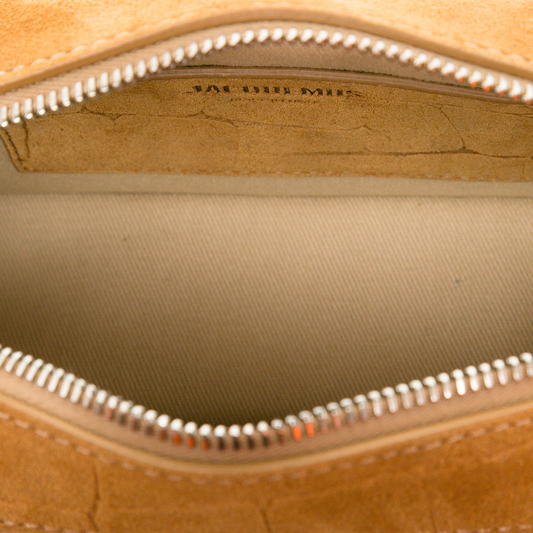 Jacquemus Sac à main Croc embossé Le Baneto Marron – vue 4 – GABY PARIS