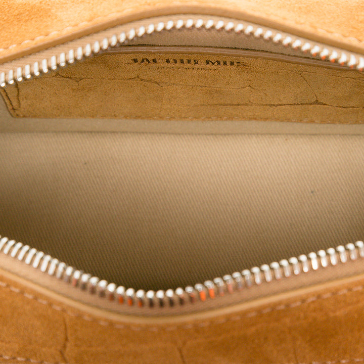 Jacquemus Sac à main Croc embossé Le Baneto Marron – vue 4 – GABY PARIS