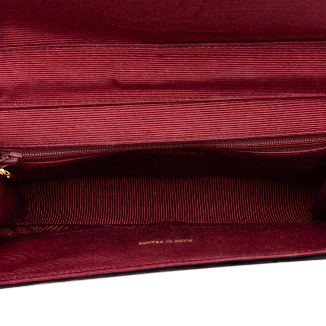 Chanel Sac bandoulière CC Horizontal Matelassé Crescent à rabat Noir – vue 4 – GABY PARIS