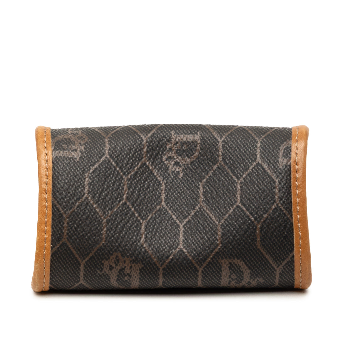 Dior Honeycomb Coated Toile Coin Pochette