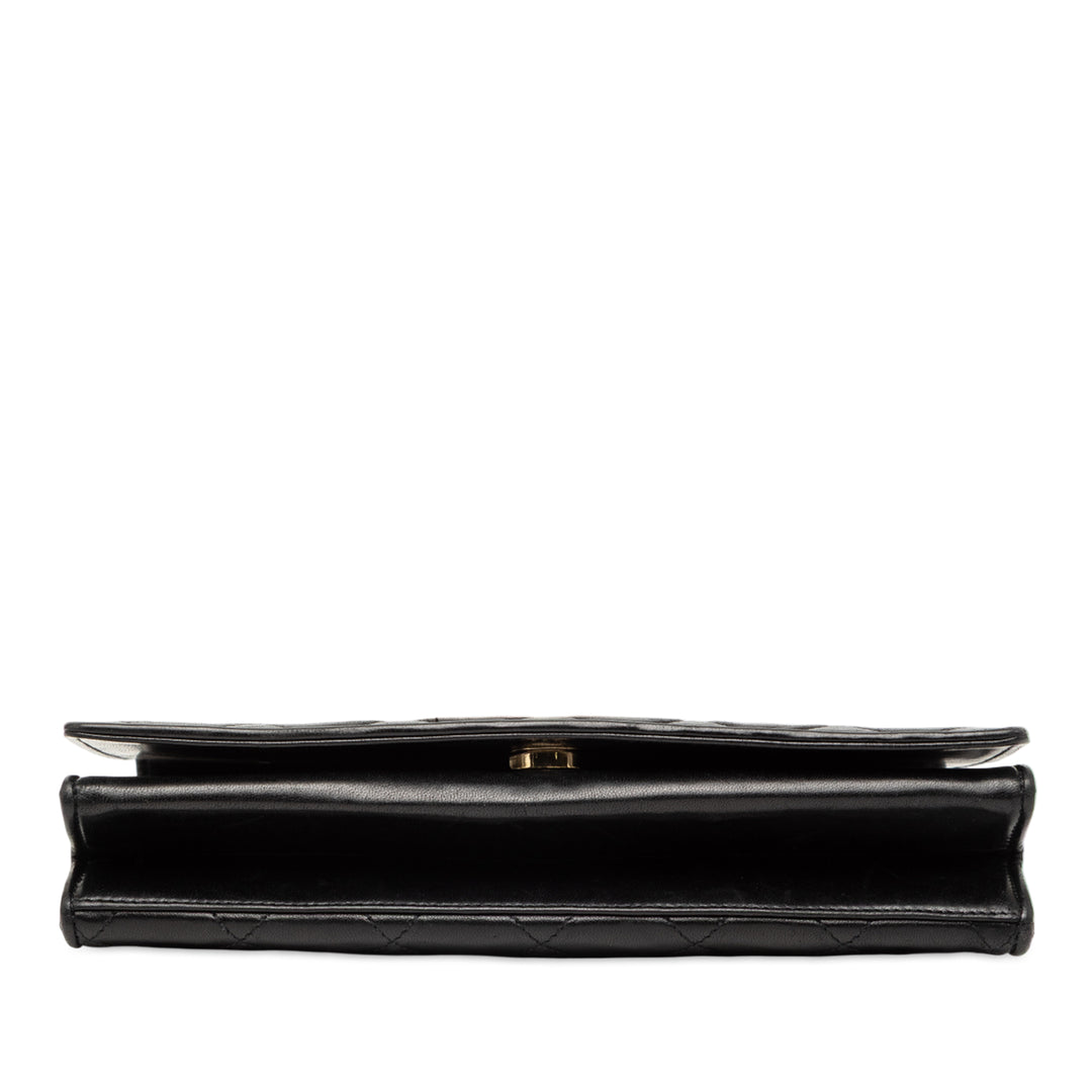 Chanel CC Matelassé Cuir d’agneau Rabat intégral